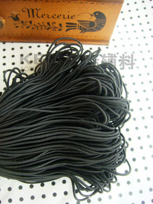 3mm与3.5mm松紧绳现货热销 黑白经典，助力服装辅料高效生产